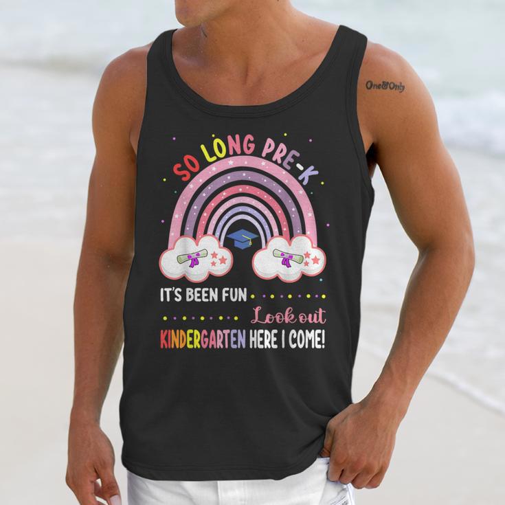 Pre k Graduation Class 2025 Graduate Pre-k Rainbow Girls Unisex Tank Top