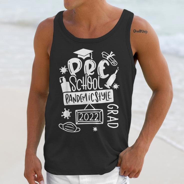 Preschool 2022 Graduate Pandemicstyle Prek3 Prek4 Graduation Unisex Tank Top