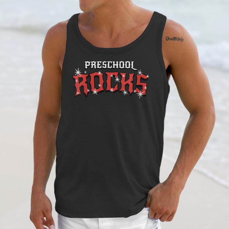 Preschool Rocks Back To School Graduation Teacher Student Unisex Tank Top