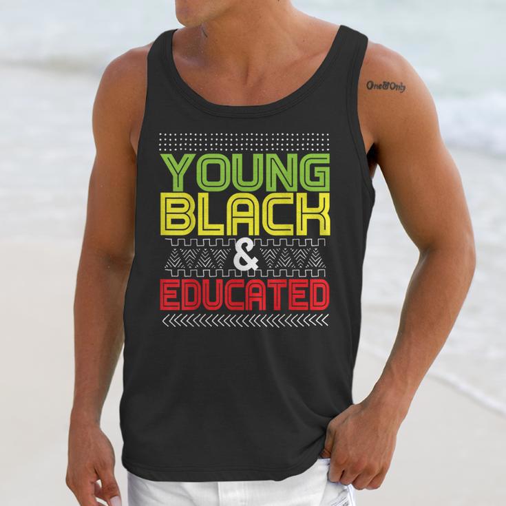 Proud African American Educated Graduation Unisex Tank Top