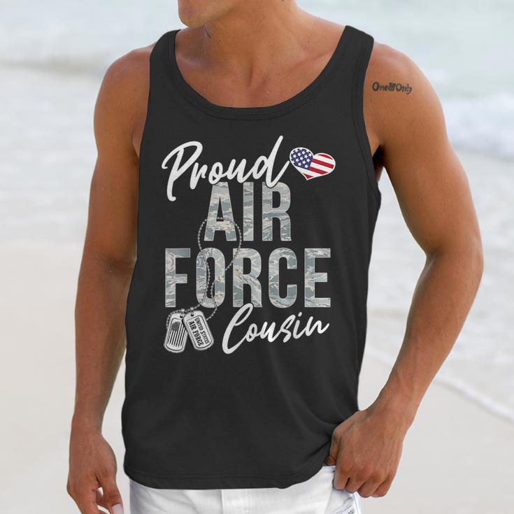 Proud Air Force Cousin US Air Force Graduation Cousin Tee Unisex Tank Top