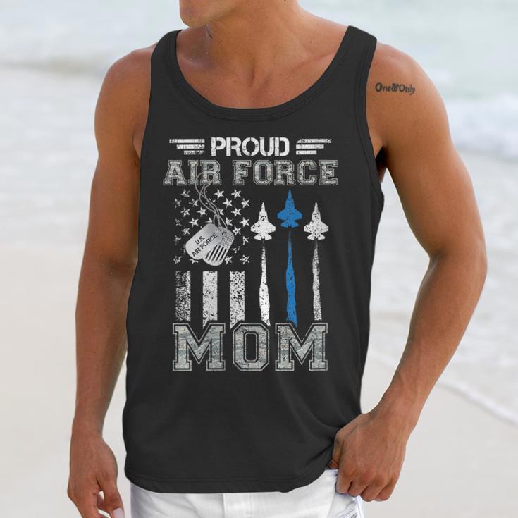 Proud Air Force Mom US Air Force Graduation Mom Unisex Tank Top
