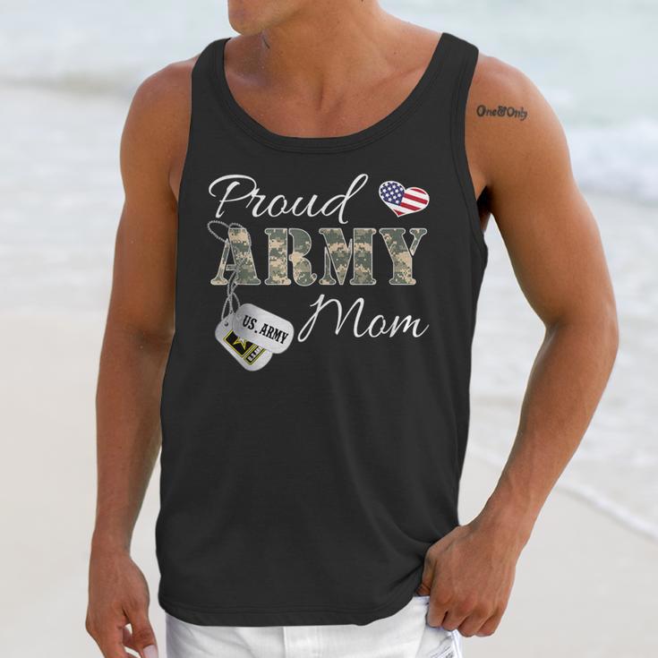 Proud Army Mom Army Graduation Military Mom T-Shirt Unisex Tank Top