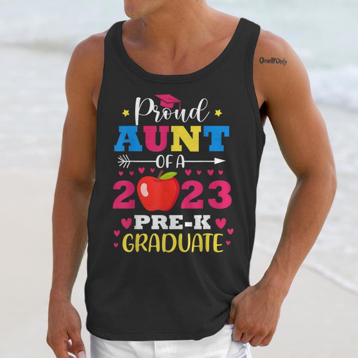 Proud Aunt Of 2023 Pre-K Graduate Senior Graduation Matching Unisex Tank Top