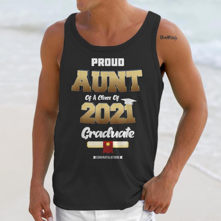 Proud Aunt Of Class Of 2021Shirt Class 2021 Graduation Unisex Tank Top