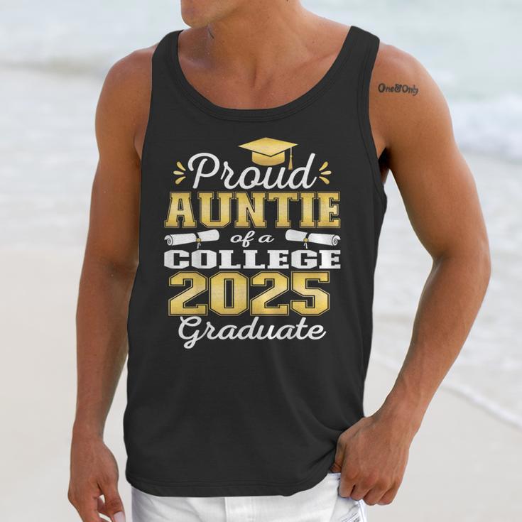 Proud Auntie Of 2025 College Graduate Family 25 Graduation Unisex Tank Top