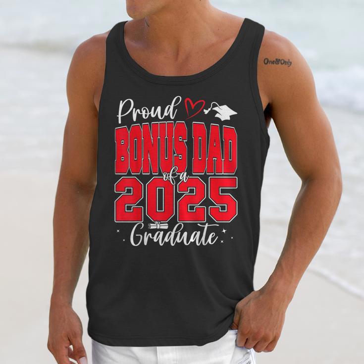Proud Bonus Dad Of a Class Of 2025 Graduate Graduation Unisex Tank Top