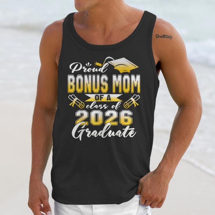 Proud Bonus Mom Of a Class Of 2026 Graduate Graduation 2026 Unisex Tank Top