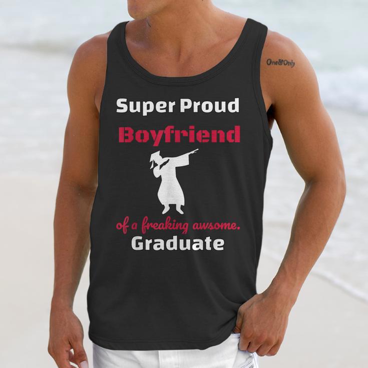 Proud Boyfriend Of 2018 Graduate Dabbing Graduation Unisex Tank Top
