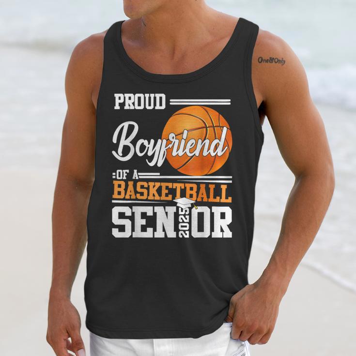 Proud Boyfriend Of A 2025 Senior Graduation Basketball Unisex Tank Top