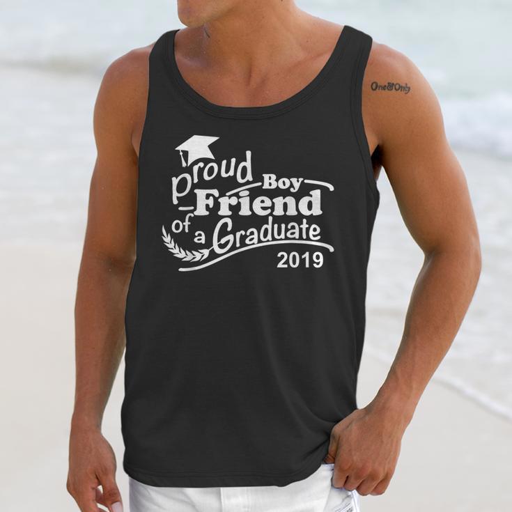Proud Boyfriend Of A Graduate 2019 Family Graduation Shirts Unisex Tank Top
