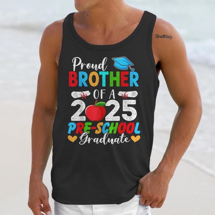 Proud Brother Of a 2025 Preschool Graduate Graduation Unisex Tank Top