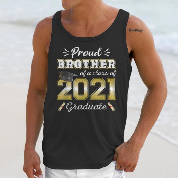 Proud Brother Class Of 2021 Graduate Senior 21 Graduation Unisex Tank Top