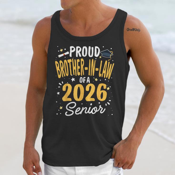 Proud Brother-In-Law Of A Class 2026 Senior Graduation 2026 Unisex Tank Top