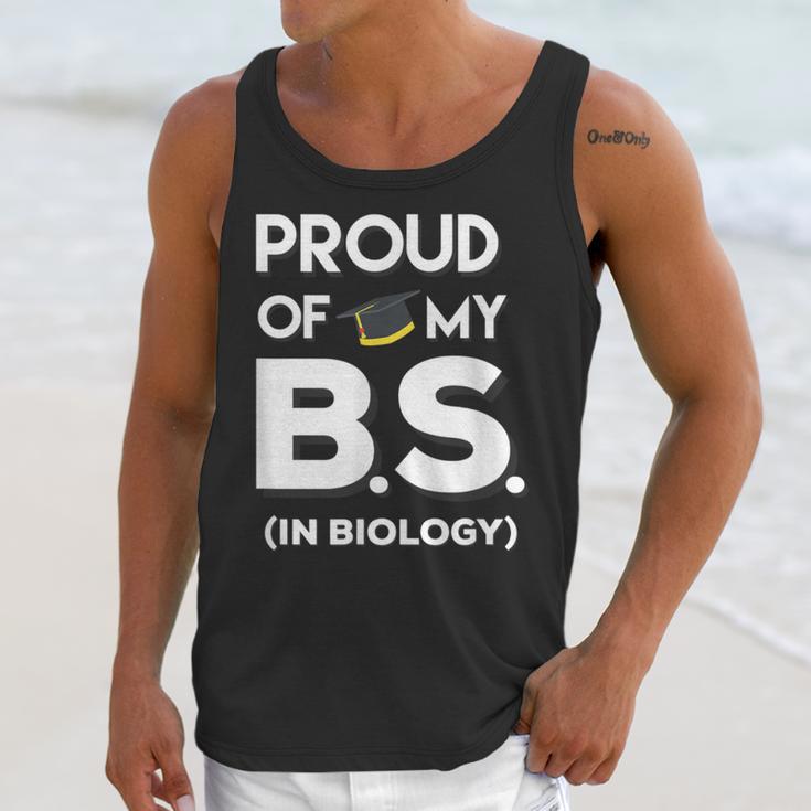 Proud Of My BS In Biology Graduation T-Shirt Unisex Tank Top