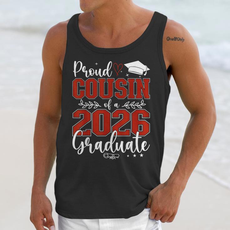 Proud Cousin Of a Class Of 2026 Graduate Senior Graduation Unisex Tank Top