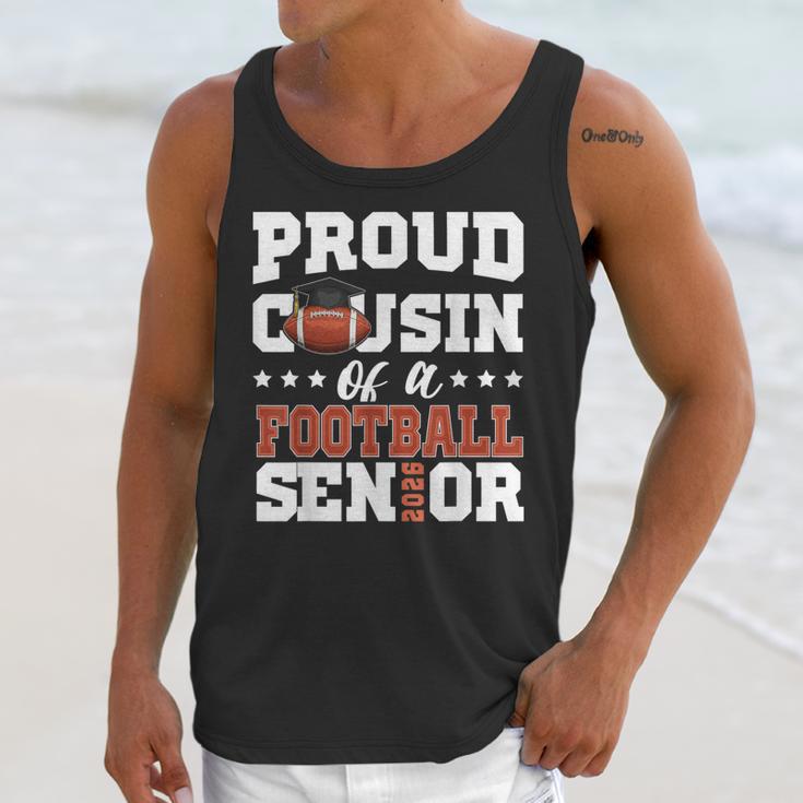 Proud Cousin Of a Football Senior 2026 Graduation Gifts Unisex Tank Top