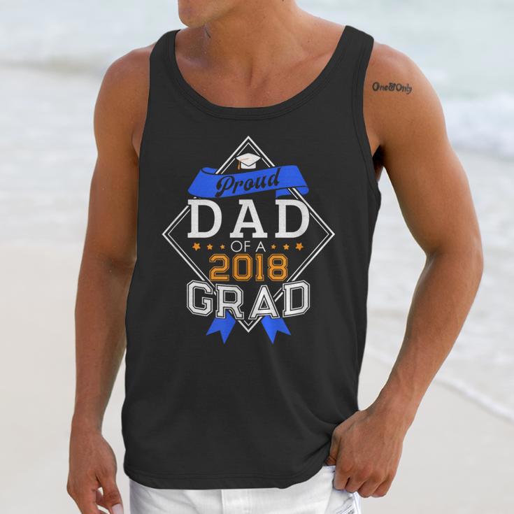 Proud Dad Of A 2018 Graduate Graduation Grad Unisex Tank Top
