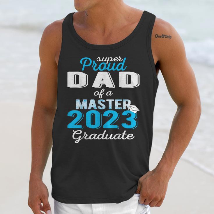 Proud Dad Of 2023 Class Master Graduate Family Graduation Unisex Tank Top