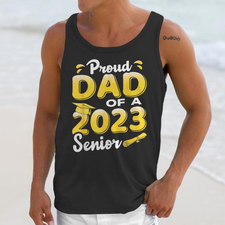Proud Dad Of A 2023 Senior Graduation Unisex Tank Top