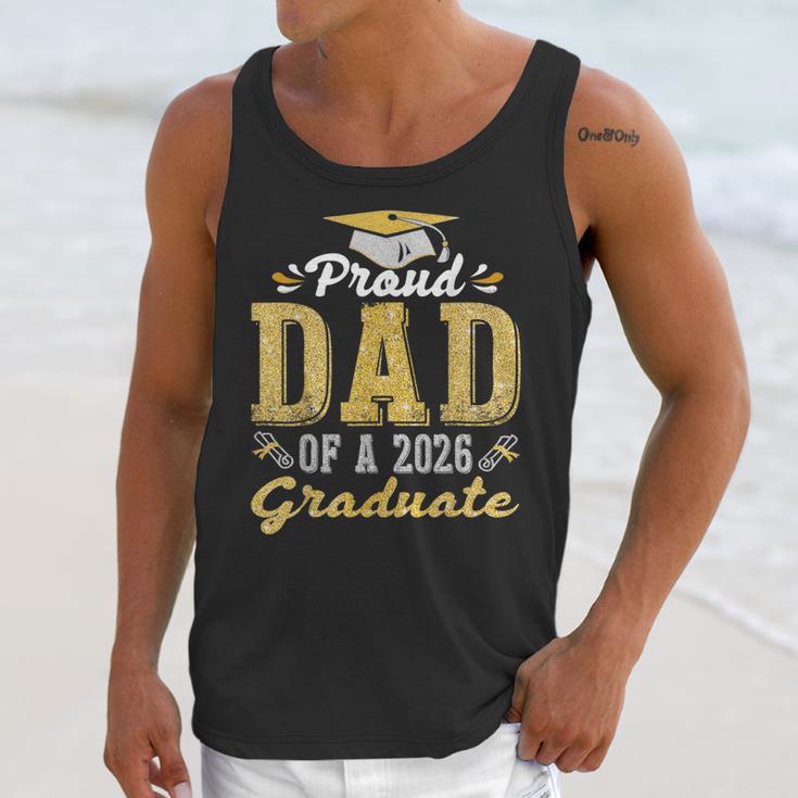Proud DAD Of a 2026 Graduate Class Senior Graduation Unisex Tank Top