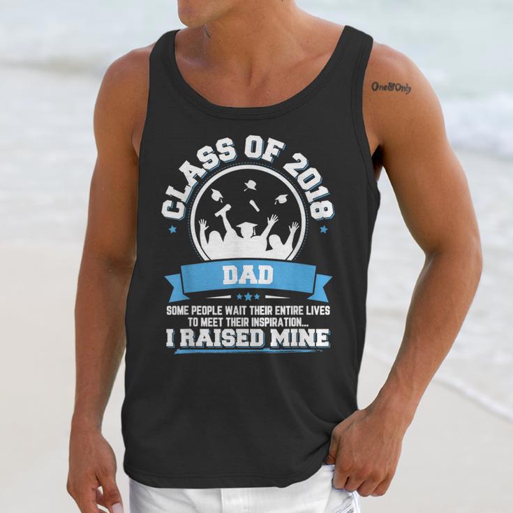 Proud Dad Of A Class Of 2018 Graduate TShirt Graduation Unisex Tank Top