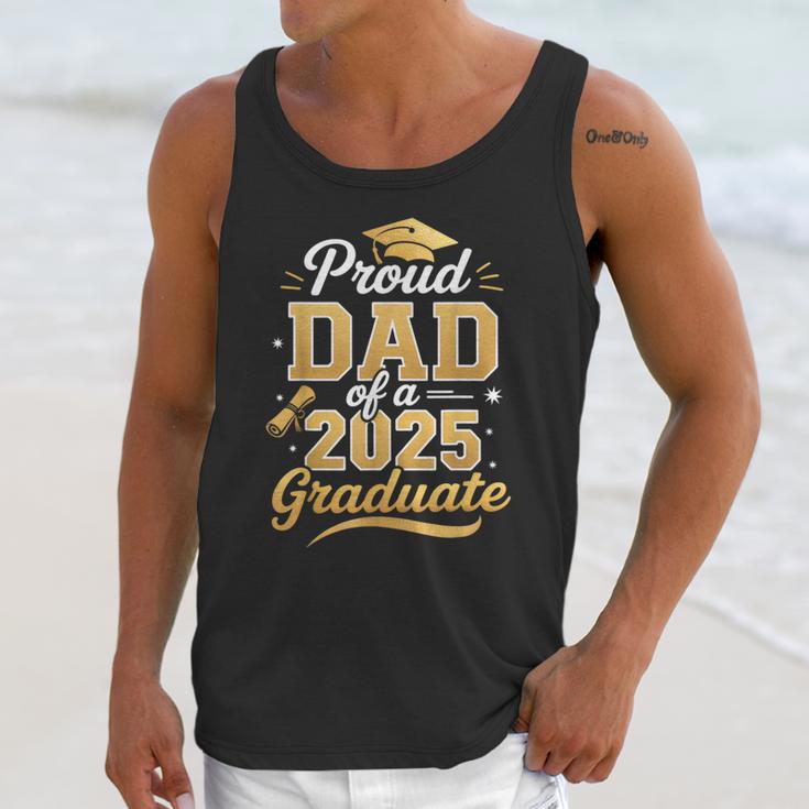 Proud Dad Of a Class Of 2025 Graduate Senior Graduation Unisex Tank Top
