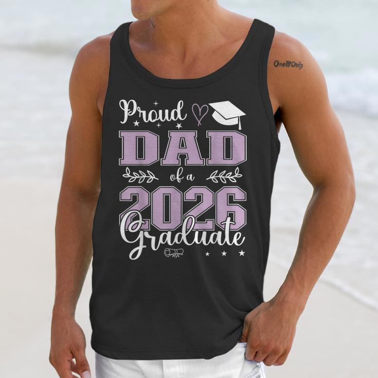 Proud Dad Of a Class Of 2026 Graduate For Graduation Unisex Tank Top