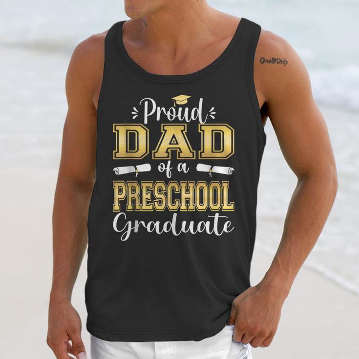 Proud Dad Of Pre School Graduate 2023 Graduation Dad Unisex Tank Top