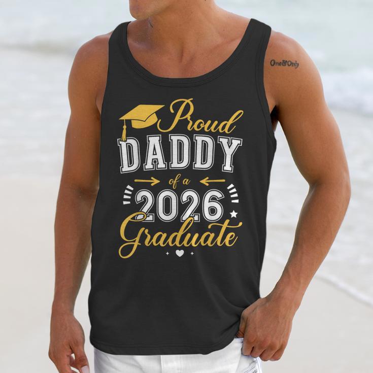 Proud Daddy Of a Class Of 2026 Graduate For Graduation Unisex Tank Top