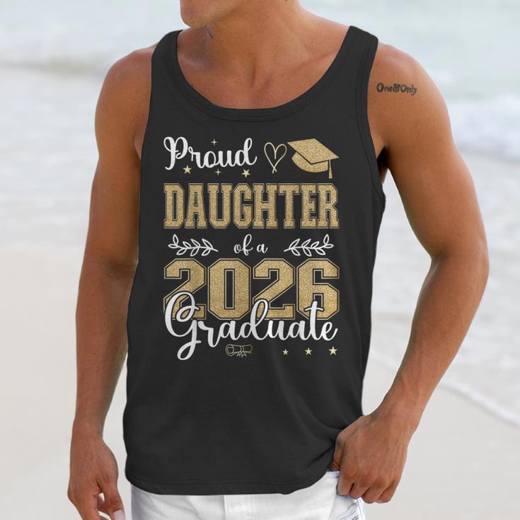 Proud Daughter Of a Class Of 2026 Graduate For Graduation Unisex Tank Top