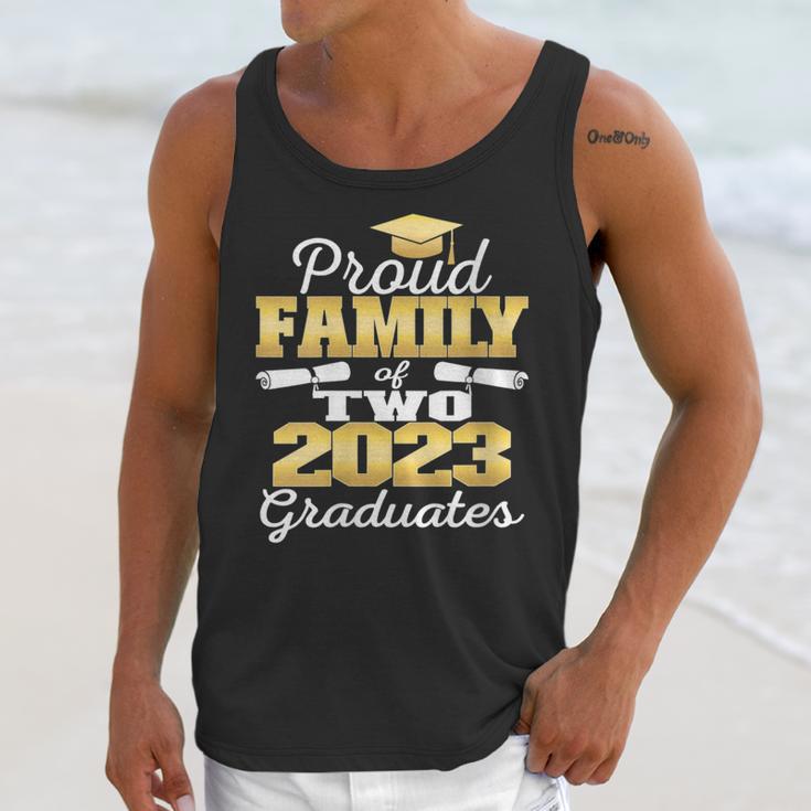 Proud Family Of Two 2023 Graduate Class 2023 Graduation Unisex Tank Top