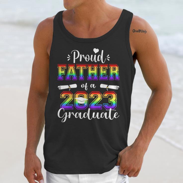 Proud Father Of 2023 Graduate Class 2023 Graduation Family Unisex Tank Top