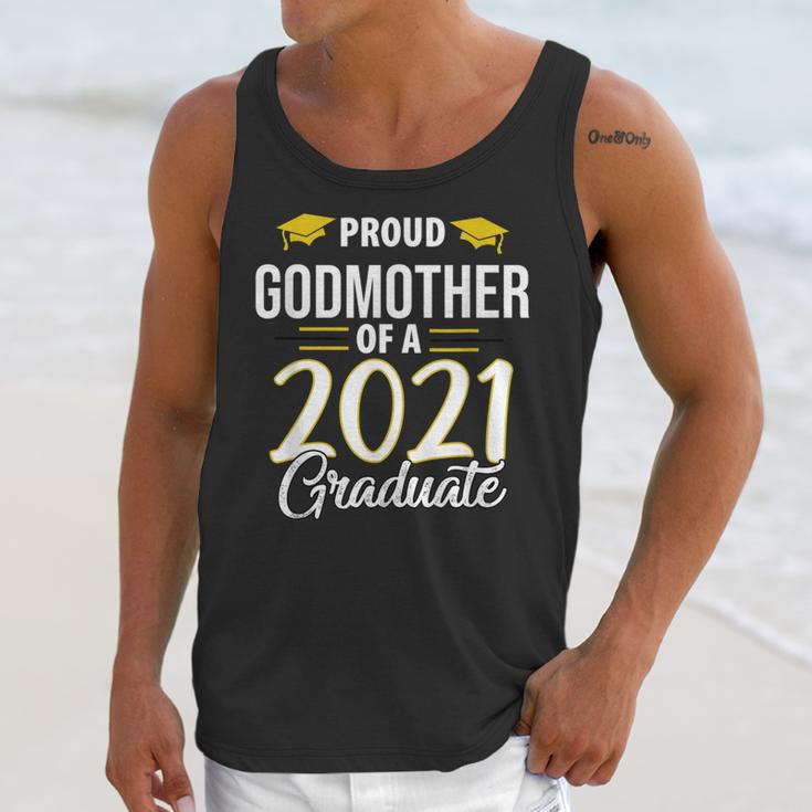 Proud Godmother Of A 2021 Graduate Graduation Clothes MBA Unisex Tank Top