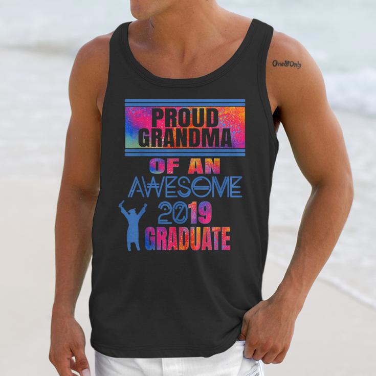 Proud Grandma Of A 2019 Graduate Senior Class Graduation Unisex Tank Top
