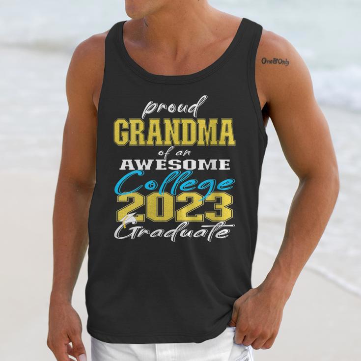 Proud Grandma Of 2023 College Graduate Family 23 Graduation Unisex Tank Top