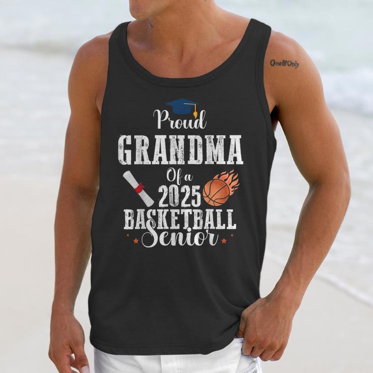 Proud Grandma Of 2025 Basketball Senior Graduation Day Unisex Tank Top