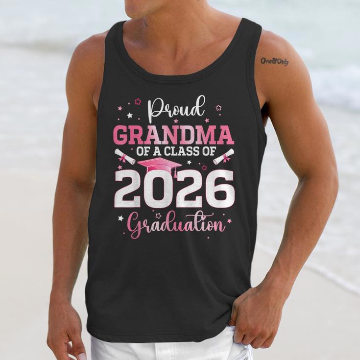 Proud Grandma Of A 2026 Senior Class Of 2026 Graduation Unisex Tank Top