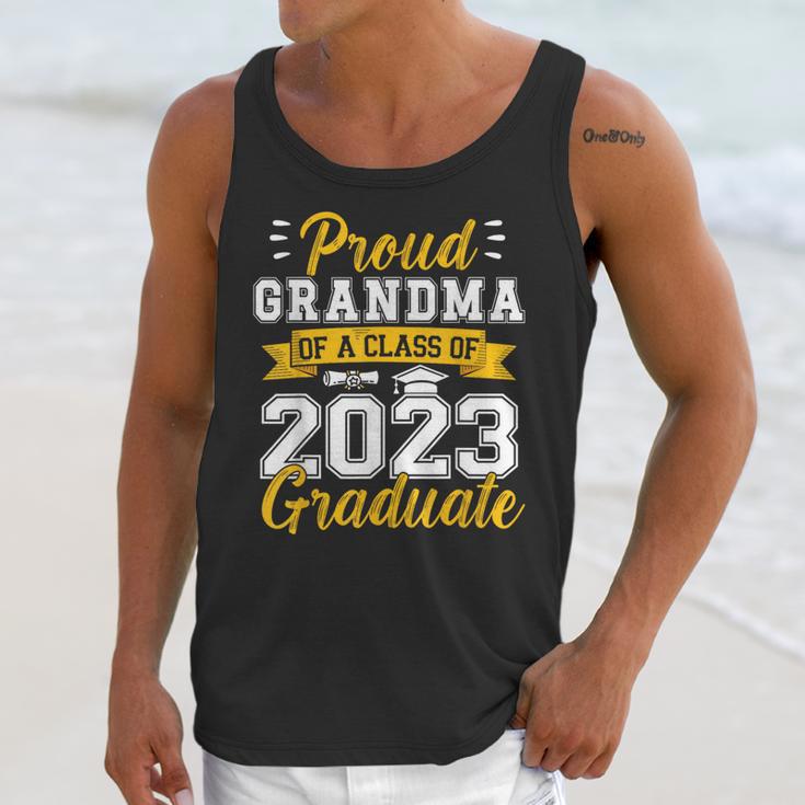 Proud Grandma Of a Class Of 2023 Graduate Senior Graduation Unisex Tank Top