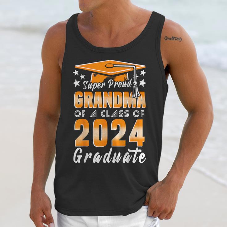 Proud Grandma Of A Class Of 2024 Matching Family Graduation Unisex Tank Top
