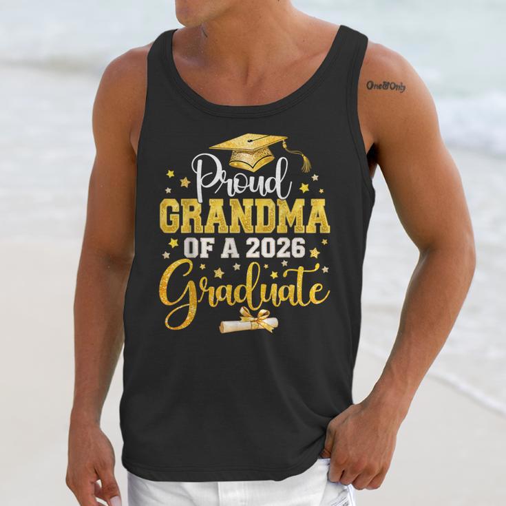 Proud Grandma Of A Class Of 2026 Graduate Senior Graduation Unisex Tank Top