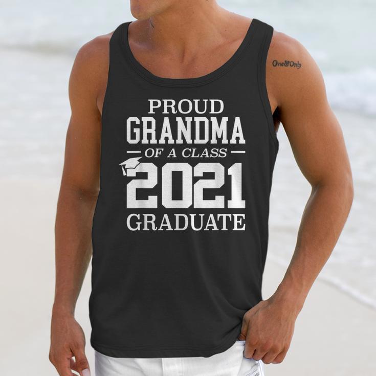 Proud Grandma Graduation Senior 21 Grad Class Of 2021 Unisex Tank Top