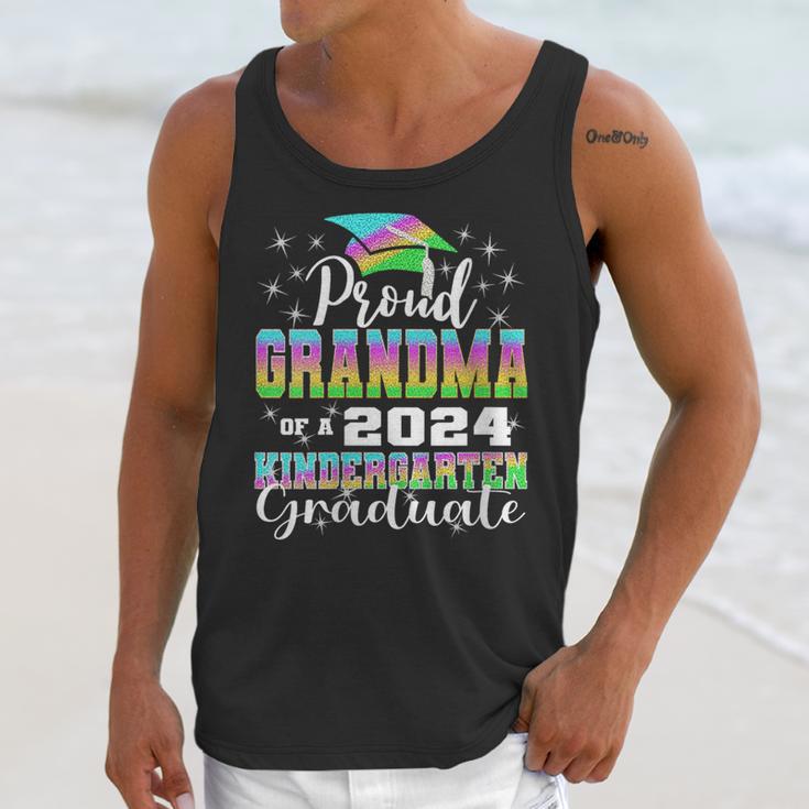 Proud Grandma Of Kindergarten Graduate 2024 Graduation Unisex Tank Top