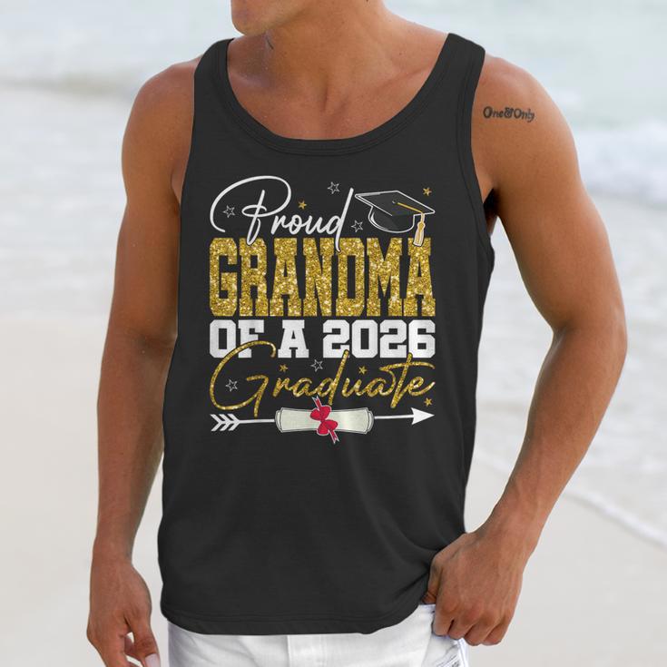 Proud Grandma Of Senior 2026 Graduate Family Graduation 2026 Unisex Tank Top