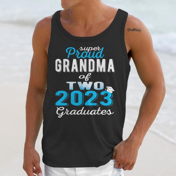 Proud Grandma Of Two 2023 Graduate Class 2023 Graduation Unisex Tank Top