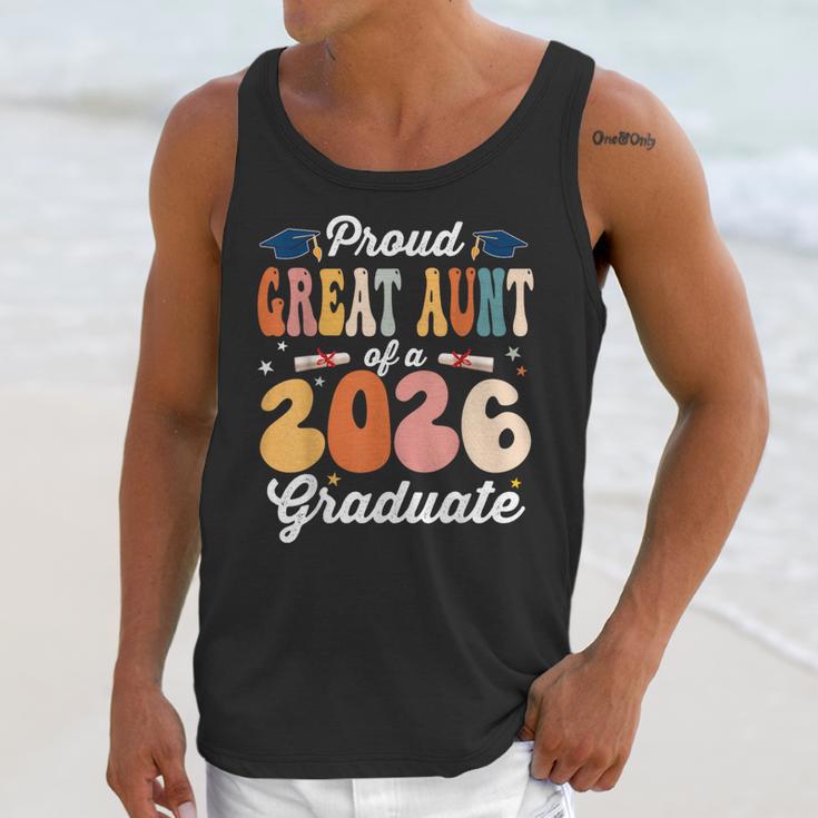 Proud Great Aunt Of a Class Of 2026 Graduate Graduation Unisex Tank Top