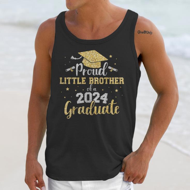 Proud Little Brother Class 2024 Graduate Senior Graduation Unisex Tank Top