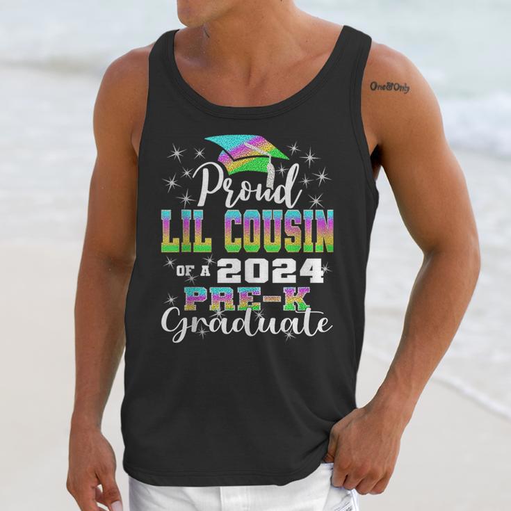 Proud Little Cousin Of PreK School Graduate 2024 Graduation Unisex Tank Top