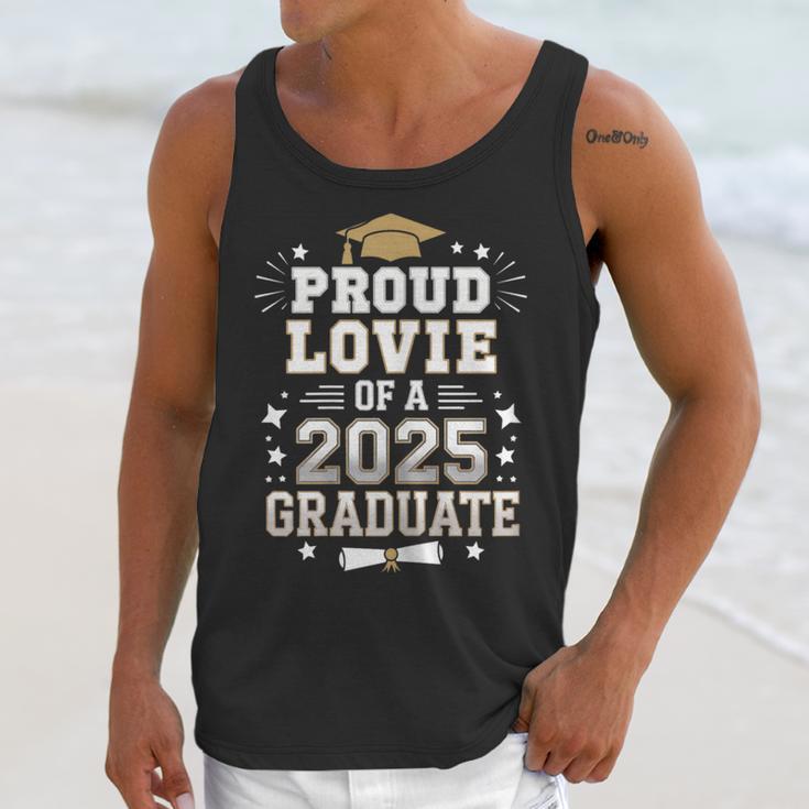 Proud Lovie Of A Class Of 2025 Graduate Senior Graduation Unisex Tank Top