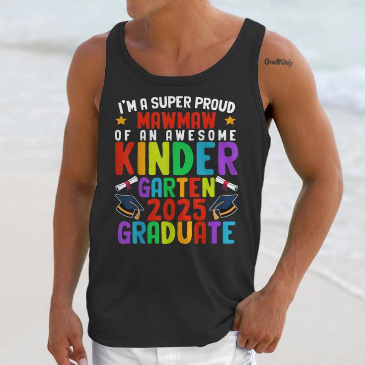 Proud MAWMAW Of Awesome Kindergarten Pre-K Graduation 2025 Unisex Tank Top